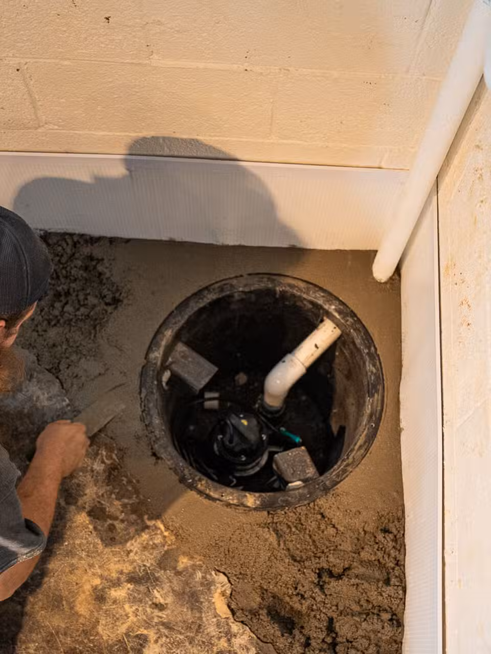 Sump Pit installation
